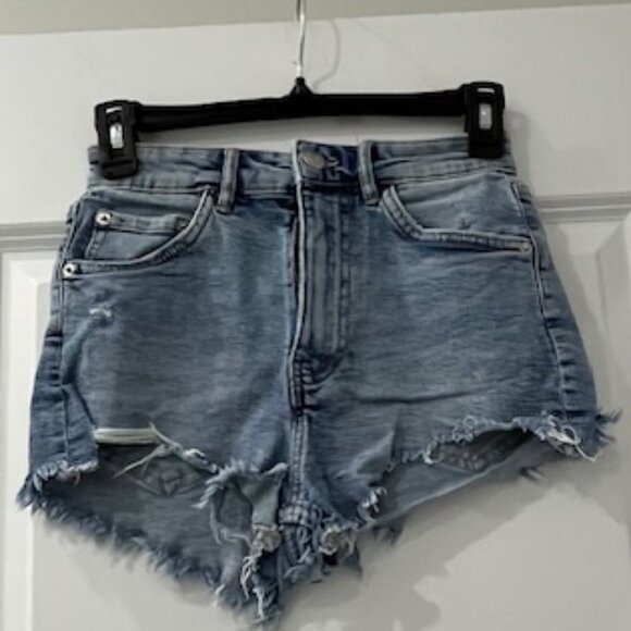 Zara Women's Size 0 Denim Shorts - Picture 1 of 4
